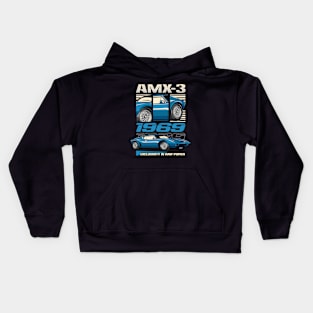 1969 AMC AMX/3 Racing Car Kids Hoodie